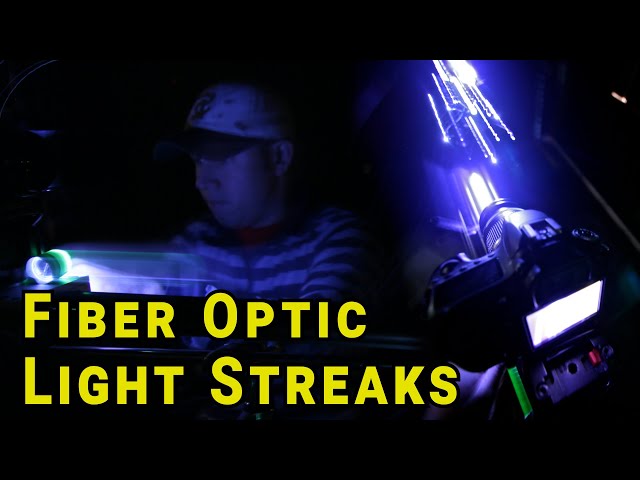 Long Exposure Photography with Fiber Optic Lights tutorial