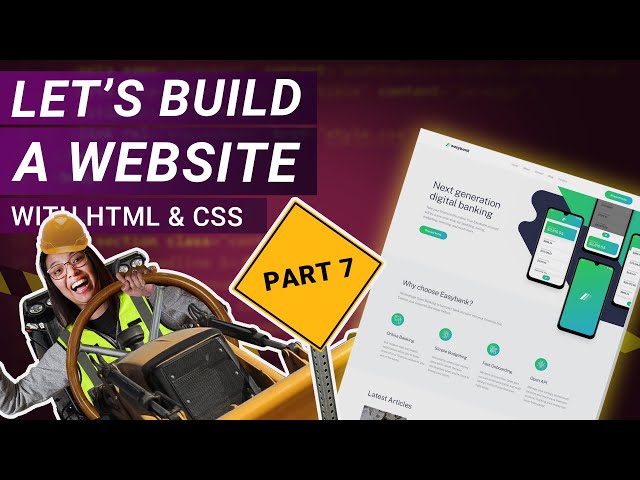 Building a footer using CSS Grid | Build a responsive website from scratch (Part 7)