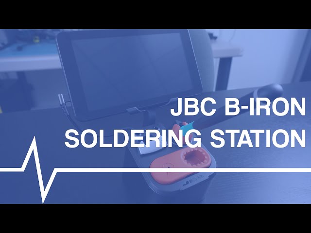 The new wireless JBC B-iRON soldering station