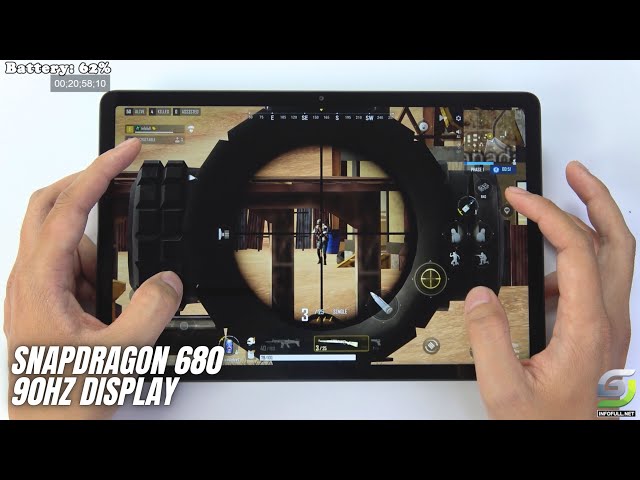 Xiaomi Redmi Pad SE test game PUBG New State 90FPS | Snapdragon 680