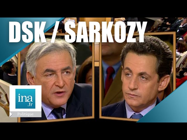 2002 : Dominique Strauss-Kahn débat avec Nicolas Sarkozy  | Archive INA
