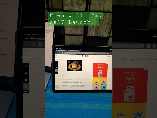 When will. iPados17 Launch?