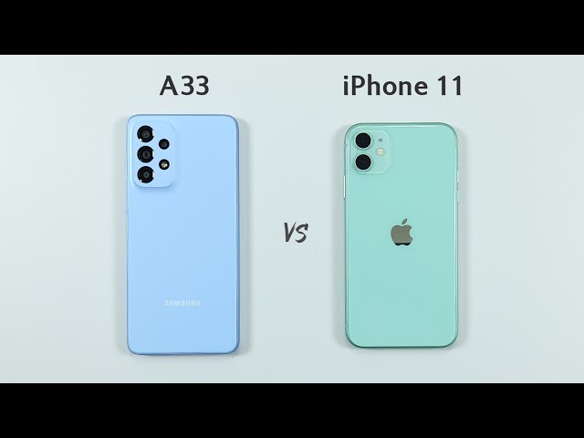 Samsung A33 vs iPhone 11 Speed Test & Camera Comparison
