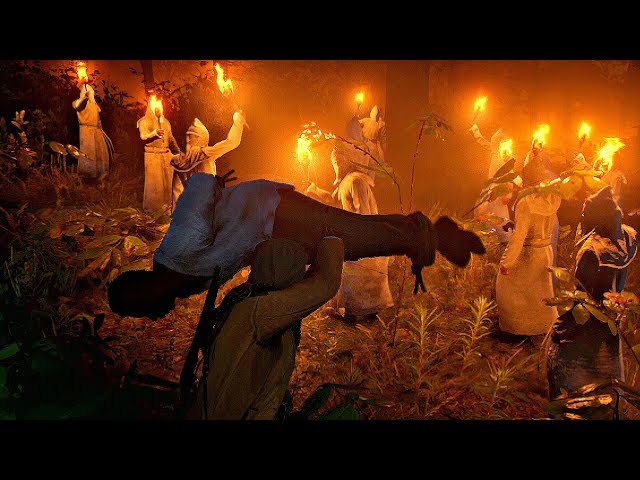 Red Dead Redemption 2 - What Happens If You Bring Black Man To KKK?