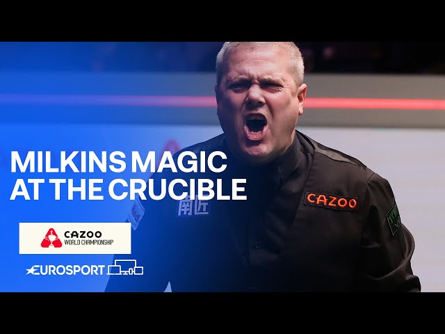 😱 How on earth did Robert Milkins pull this off⁉️ | 2024 World Snooker Championship Highlights