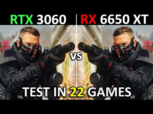 RTX 3060 vs RX 6650 XT | Test in 22 New Games | 1080p | The Ultimate Comparison! 🔥 | 2024