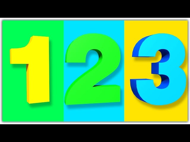 123 Numbers | Number Names | Number Song Video | 1 to 10 Counting for Kids | Learn to Count