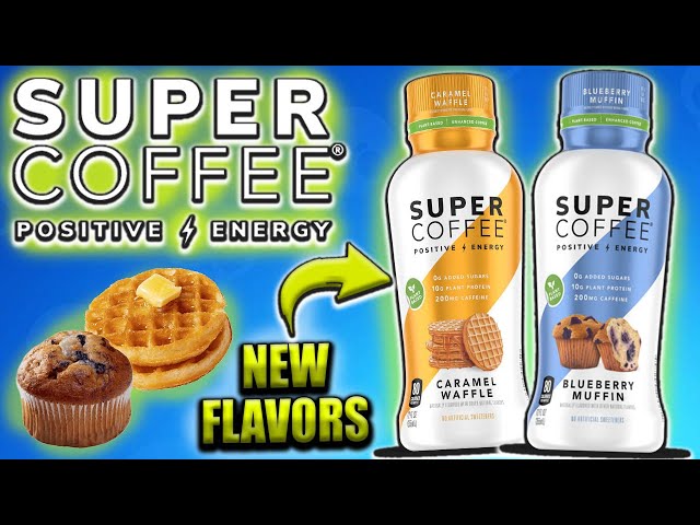 BLUEBERRY MUFFIN AND CARAMEL WAFFLE FLAVOR REVIEW | NEW SUPER COFFEE FLAVORS