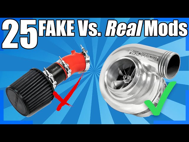 25 Real VS. Fake Car Mods!