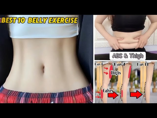 Top 10 Exercise to Lose Belly Fat at Home | Best Exercise for Women | Home Fitness Challenge