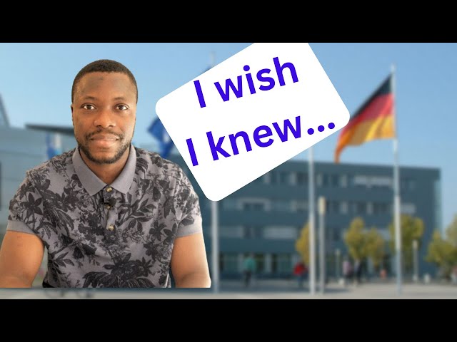 Watch this if you are coming to Germany for the first time