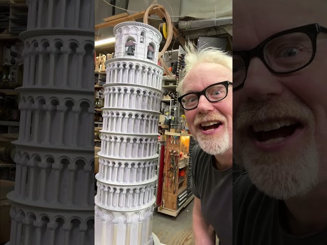 Can Adam Savage Build a "Reliable" Leaning Tower of Pisa?