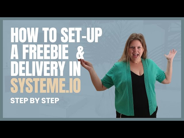 Creating an opt in page and delivering freebie in Systeme.io | Systeme.io Series Video 2