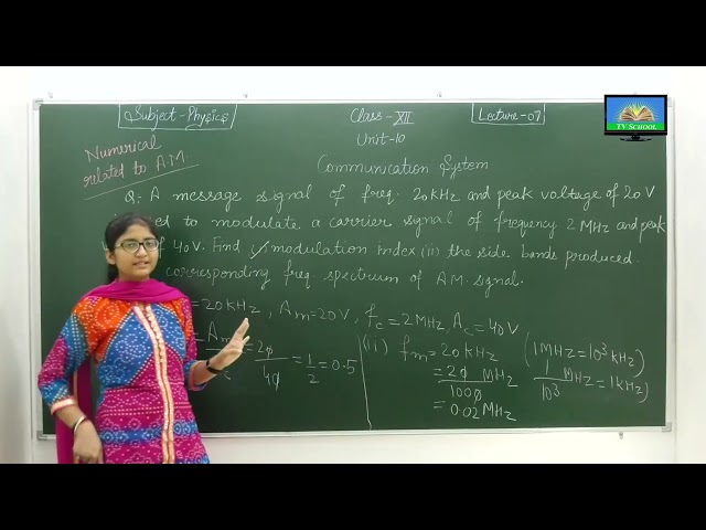 Class 12th - PHYSICS |10 Communication Systems   | Lecture 7 of 11