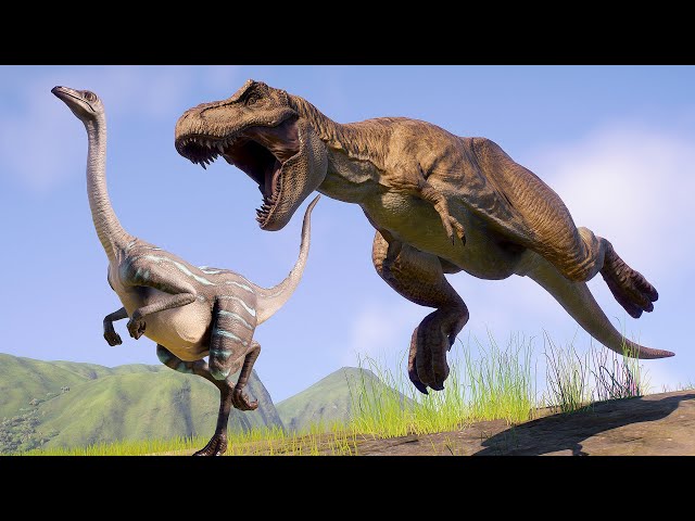 🔴CARNIVORE DINOSAURS HUNTS HERBIVORE  - Jurassic World Evolution 2