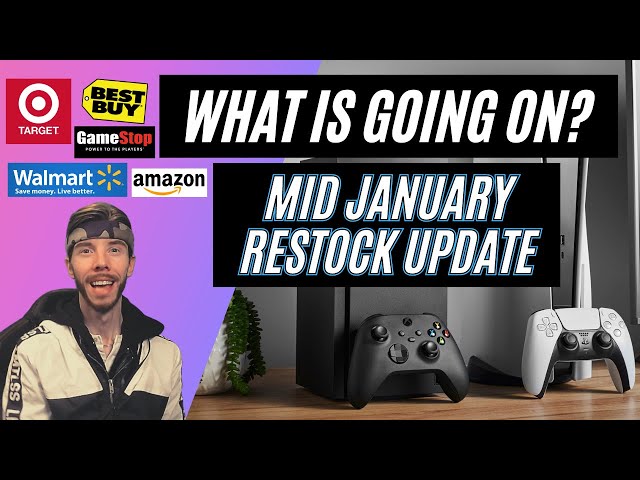 PS5 and Xbox Mid-January Restock News Update - Target and More