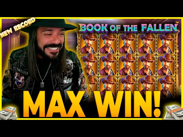 ROSHTEIN MAX WIN ON BOOK OF FALLEN! WITH $10,000 BET PER SPIN!