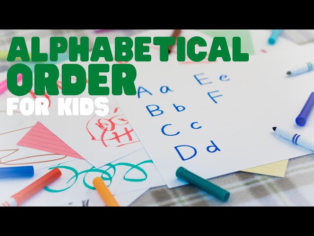 Alphabetical Order | ABC Order | Learn how to place words in alphabetical order.
