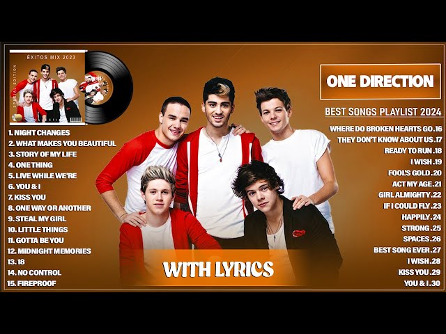 One Direction (Lyrics) - Greatest Hits Full Album - TOP 100 Songs of the Weeks - Best Playlist 2024
