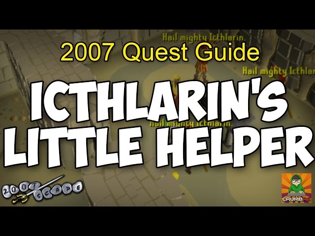 Runescape 2007 Icthlarin's Little Helper Quest Guide