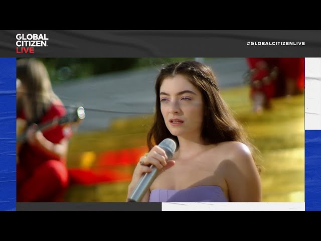 Lorde Performs "Solar Power" for Global Citizen Live | Global Citizen Live