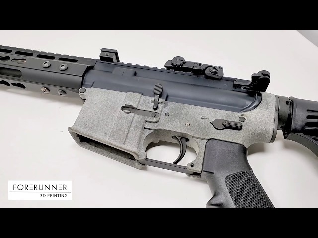 3D Printed AR-15 Lower Strength Test (MJF Nylon 12)