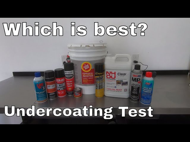 Real World Undercoating Test: Fluid Film, NH Oil, Krown and More...