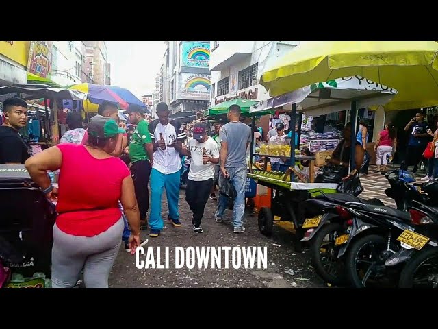 WALKING around CALI Colombia Real street of Cali DOWNTOWN