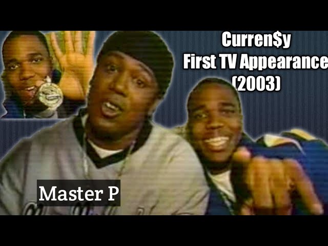 Currensy's Very 1st TV Appearance With Master P (2003)