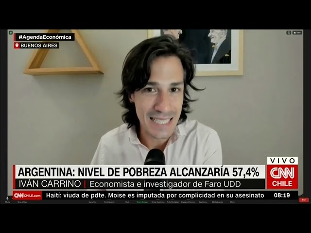 La pobreza en Argentina subió a 57,4% - Entrevista en CNN Chile