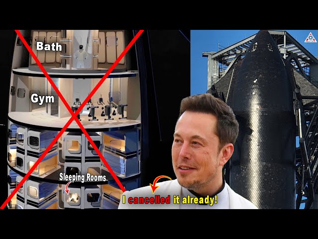 Why Elon Musk REMOVED SpaceX Starship interior design?