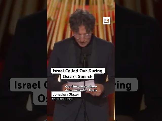 Israel Called Out During Oscars Speech