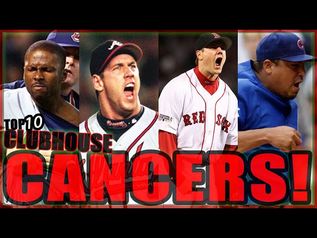 Top 10 MLB Clubhouse CANCERS OF ALL TIME - Anger Management Issues & More!!
