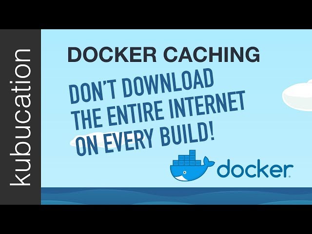 Proper DOCKER CACHING: Speed up your build with this optimized Dockerfile