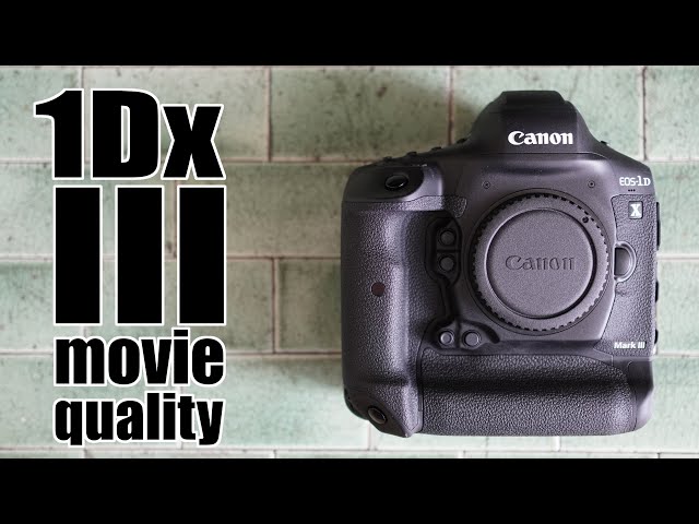 Canon EOS 1Dx III: MOVIE quality review 1080 vs 4k vs 5.5k