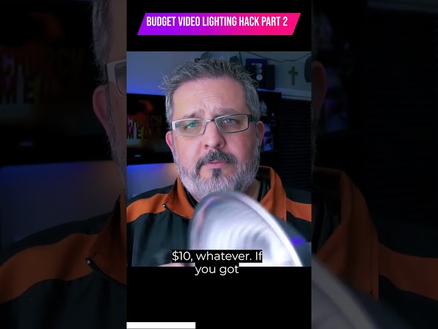 budget video lighting hack part 2