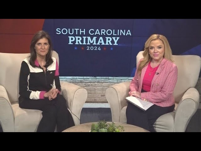 Nikki Haley discusses South Carolina primary with Andrea Mock: full video