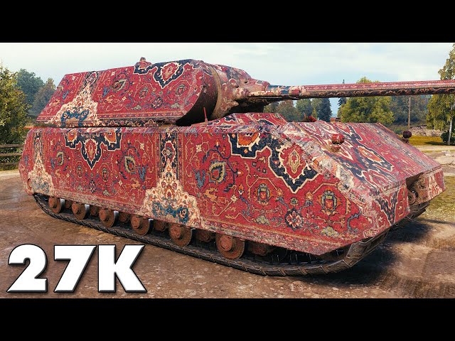 Maus - 27K DAMAGE BLOCKED - World of Tanks Gameplay