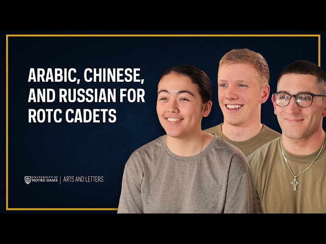 Arabic, Chinese, and Russian for ROTC Cadets