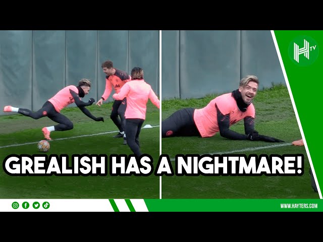 Grealish has a NIGHTMARE in Man City training ahead of Real Madrid 😂