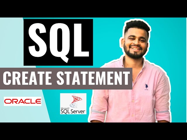 SQL CREATE Command | CREATE Table, Database, View in SQL | SQL Tutorial