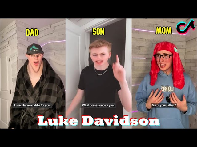 *1 Hour* Luke Davidson TikTok Compilation | Funny Luke Davidson TikToks 2023