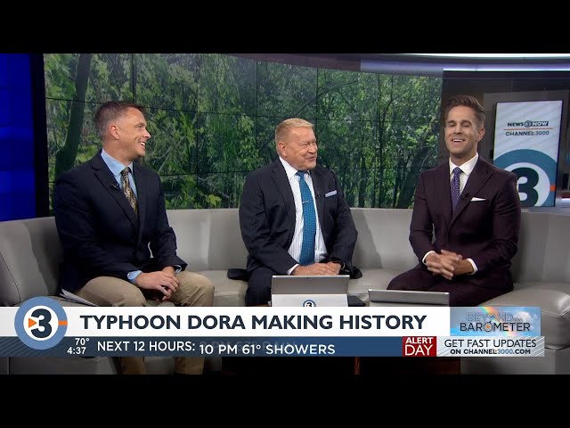 Beyond the Barometer: Typhoon Dora makes history as one of only two storms to cross international
