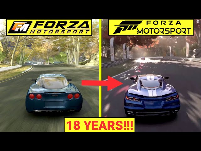 Forza Motorsport 1-8 | 2005 - 2023 Maple Valley Track Graphics Evolution and Comparison