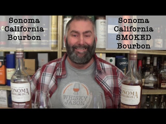 Sonoma California Bourbon Whiskey im Vergleich mit Sonoma California SMOKED Bourbon Whiskey