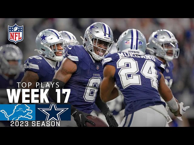 Dallas Cowboys Top Plays vs. Detroit Lions Week 17 | #DETvsDAL | 2023 Dallas Cowboys
