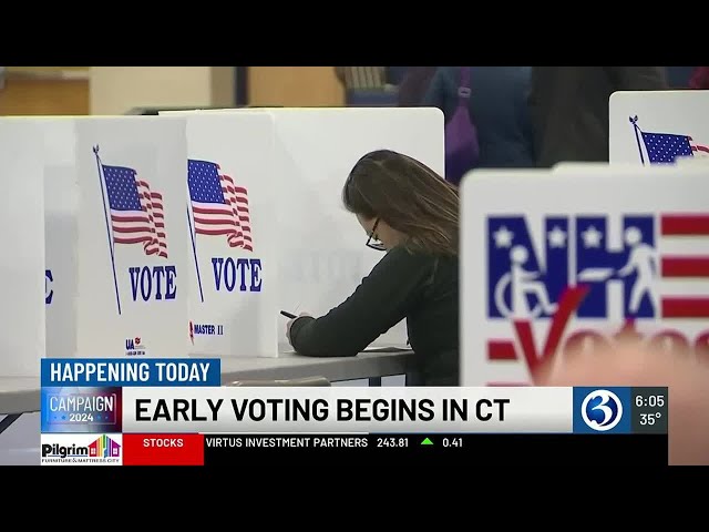 VIDEO: CT voters can vote early for the presidential primary
