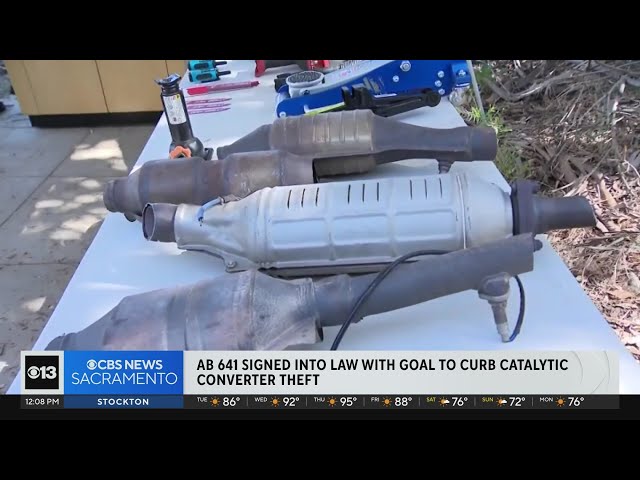 New law cracks down on catalytic converter thieves