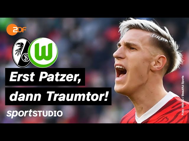 SC Freiburg – VfL Wolfsburg Highlights | Bundesliga, 26. Spieltag 2021/22 | sportstudio