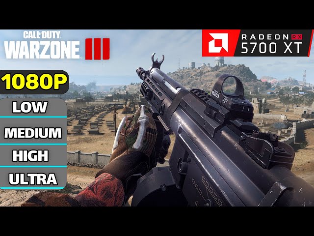 Call of Duty Warzone 3 RX 5700 XT | i3 12100f | 1080p
